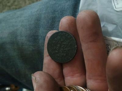 1794 draped large one cent us penny - Thumbnail 2