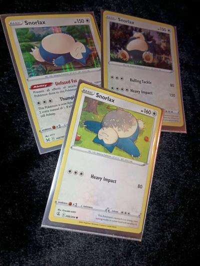Pokemon cards Snorlax holo - Thumbnail 2