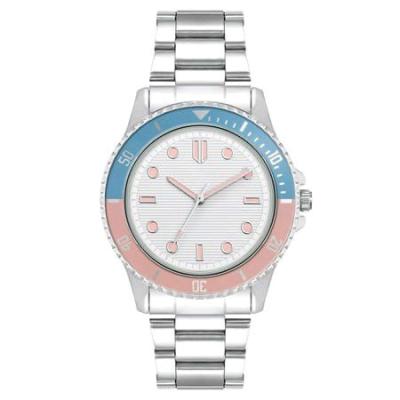 Time and Tru Womens Watch Silver Tone Adjustable Links Pink - Thumbnail 6