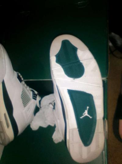 Air Jordan 4 stockx retros oxidized green - Thumbnail 4