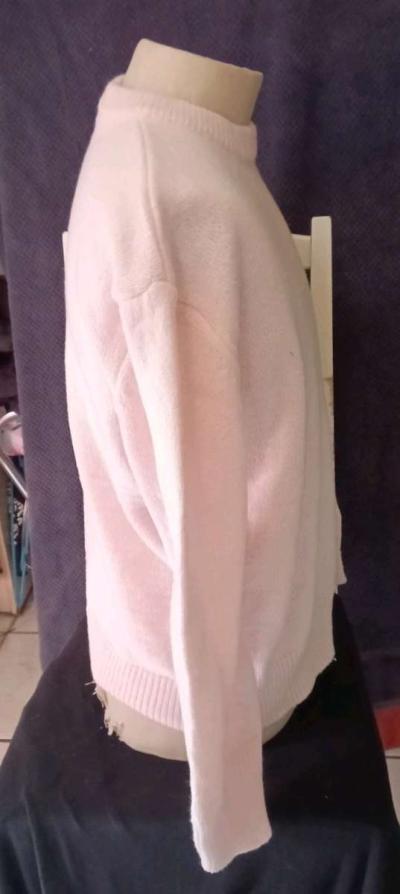 Pink Crystal Cuff Crewneck Sweater - Thumbnail 3