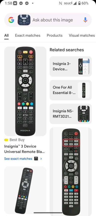 insignia remote control available today - Thumbnail 3