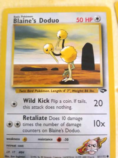 blane Pokemon cards - Thumbnail 4