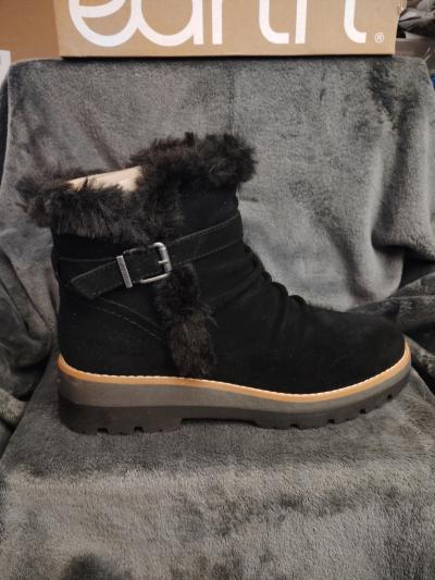 Earth® Women's Yara Waterproof Casual Ankle Booties, Black 001, 11 M - Thumbnail 2