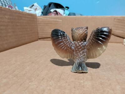 Vintage Miniature Owls Plastic Celluloid Figurines - Thumbnail 3