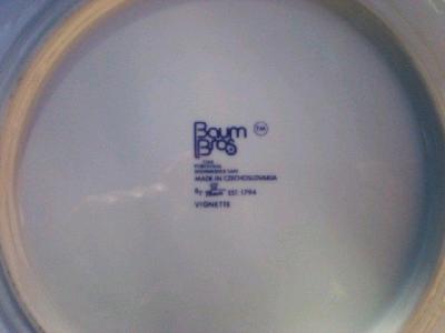 Baum bros  dish set - Spring Valley, California