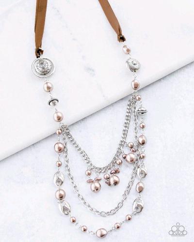 All The Trimmings Brown Paparazzi Jewelry Set - Thumbnail 2