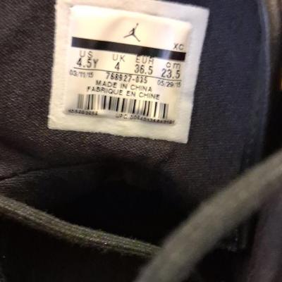 Nike Air Jordan Jasmine GG in the Black  Metallic Gold  Whi - Thumbnail 4