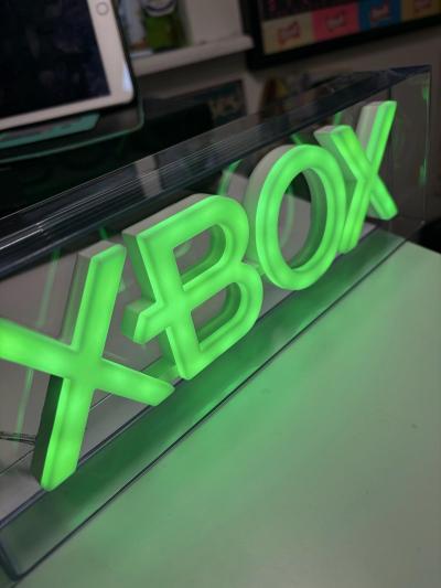 Xbox LED Neon Light  Green Logo Sign  Gamer Room Decor  Wall - Thumbnail 4