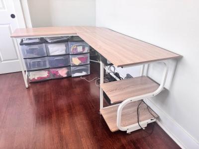 L shaped office desk - Thumbnail 5