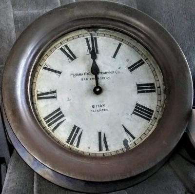 copper antique clock