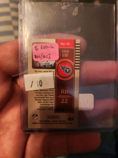 2023 Legacy Football Mini Derek Henry - Thumbnail 2