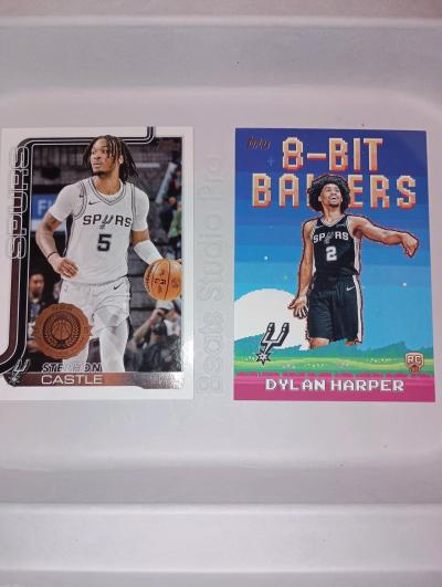Spurs sports cards - Crp Christi, Texas