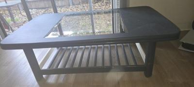 Glass top coffee table for sale - Thumbnail 2