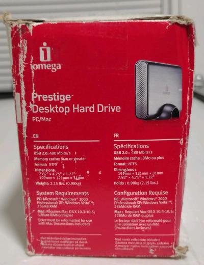 Prestige Desktop Hard Drive 500GB - Thumbnail 5