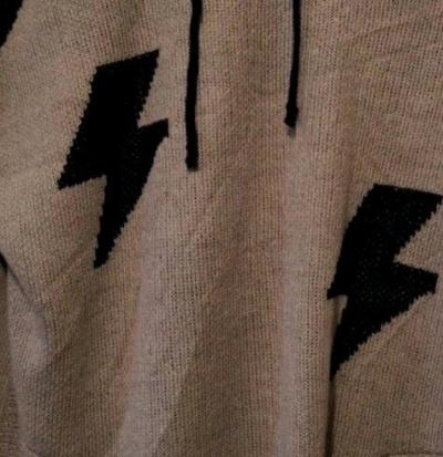 New Womens Thunder Gray Hoodie Sweater Large - Thumbnail 2