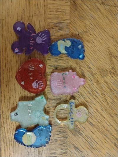 Hand crafted baby themed keychains - Thumbnail 2