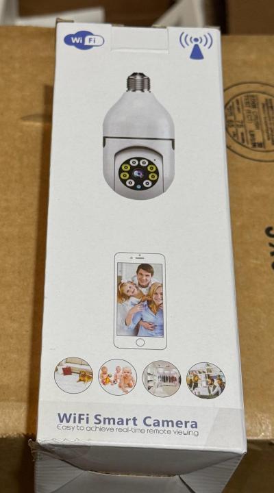 360 PTZ Night Vision Light Bulb Video Camera - Thumbnail 5