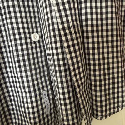 BRAND NEW XL Publish Black  White Gingham Shirt w Red Side P - Thumbnail 2