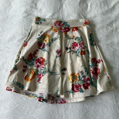 Romantic Floral Skirt  Cream with VintageInspired Rose - Thumbnail 2