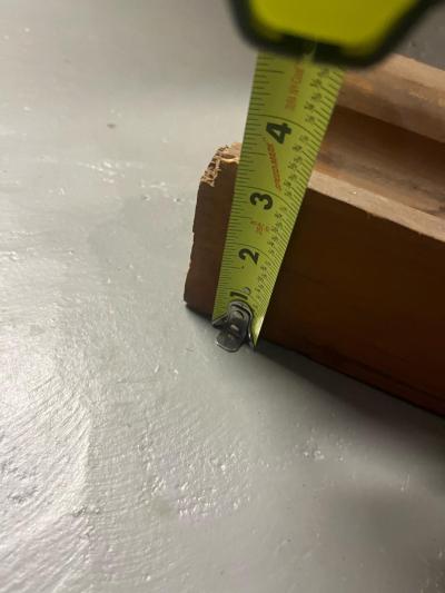 3FT Wooden Gutter  unused  see details below for more inform - Thumbnail 5