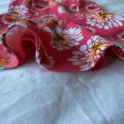 Flirty Floral Strapless Peplum Top  Pink Daisy Print  Size - Thumbnail 3