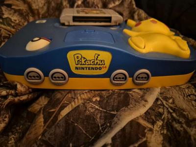 n64 blue edition gold cart pokemon stadium 2 - Thumbnail 2