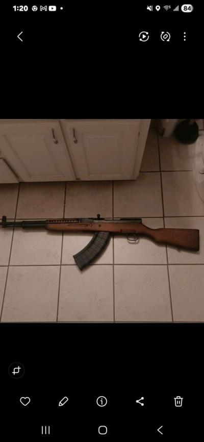 sks russian rifle  all original except for the clip - Thumbnail 1