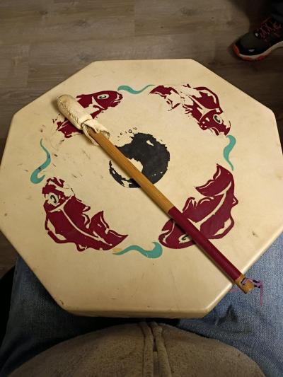 Vintage Native Shaman Prayer Drum - Cheney, Washington
