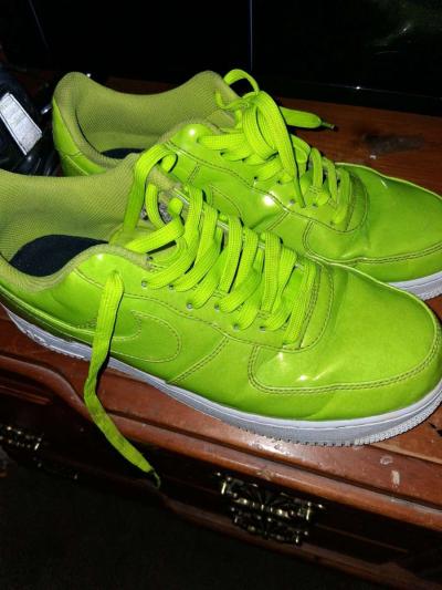 Princess edition metallic green air forces - Thumbnail 2