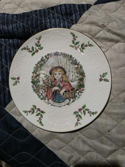 1978 Christmas plate - Brookshire, Texas