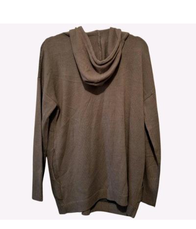 New Womens Thunder Gray Hoodie Sweater Large - Thumbnail 3