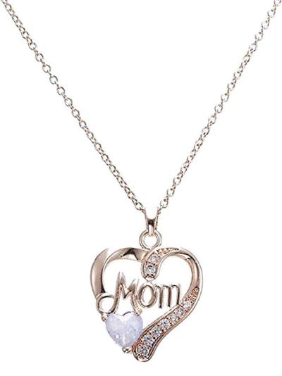 Mom Heart Necklace