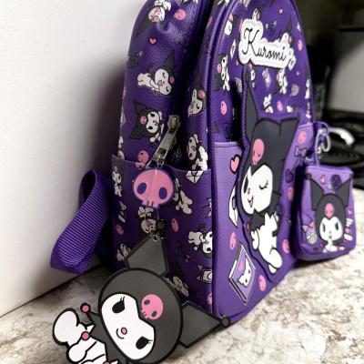 Kuromi hello Kitty friends 10 inch backpack - Thumbnail 5