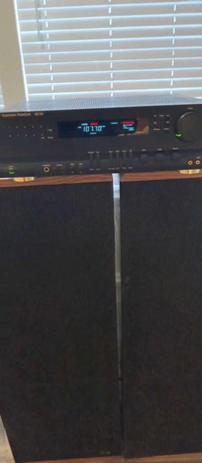 Harman kardon avr20 ll receiver no remote 2 floor speakers - Thumbnail 5