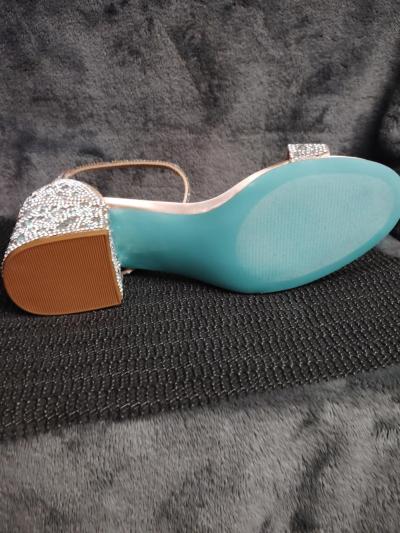 Betsey Johnson Mari Crystal Ankle Strap size 7 W - Thumbnail 5