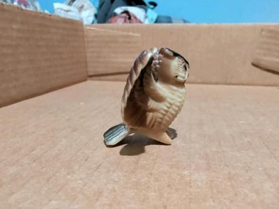 Vintage Miniature Owls Plastic Celluloid Figurines - Thumbnail 2