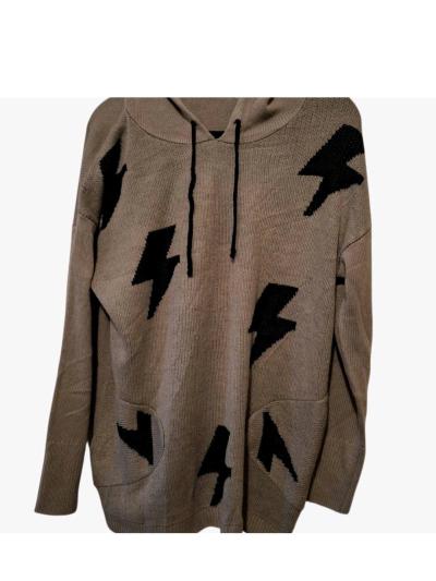 Cato Gray Hoodie Sweater size M - Thumbnail 3