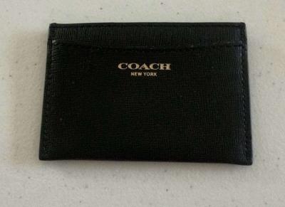 Authentic Coach New York Black Leather Card Holder Minimalis - Los Angeles, California