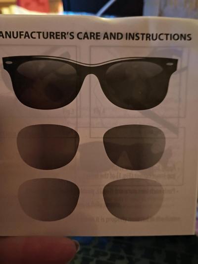 sunglasses with replacement lenses set - Thumbnail 4