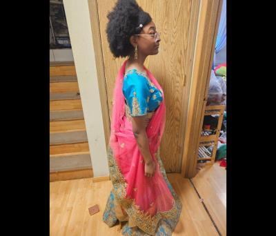 beautiful handmade saree - Thumbnail 5