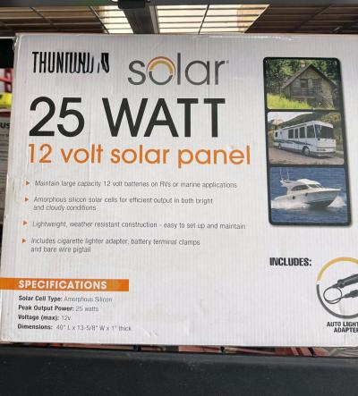 thunderbolt 12volt solar panel