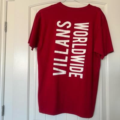 Villans Worldwide Red Graphic TShirt  Bold Streetwear State - Thumbnail 2