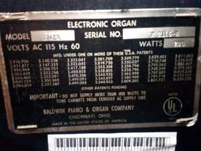 19731974 Baldwin Cinema 2Oregon refurbished in 2011 - Thumbnail 5