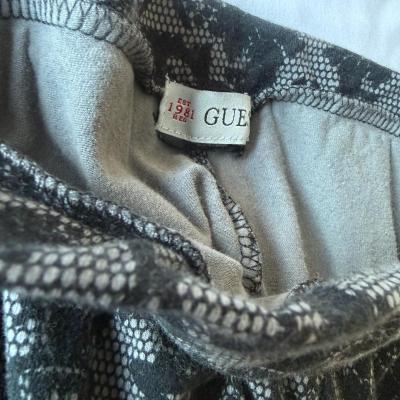 GUESS Black Lace Print Stretch Leggings  Slim Fit PullOn Pan - Thumbnail 4