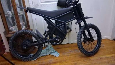 60V 18Ah dual battery 1500W motor electric bike