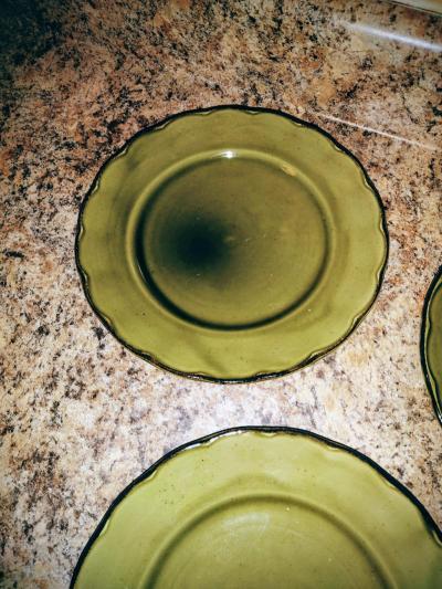 3 Grindley Colonial Classic Moss Green Dinner Plate - Thumbnail 2