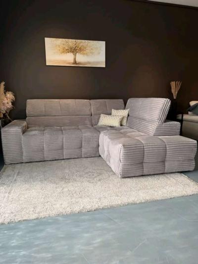 Hyleory Modular Corduroy Sectional - Thumbnail 2