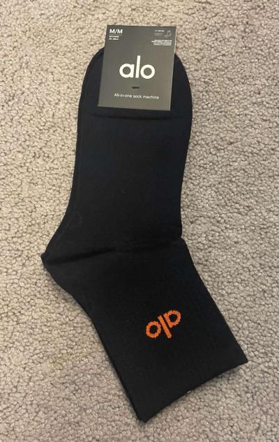 ALO Yoga Half Crew Socks unisex Medium - Thumbnail 4