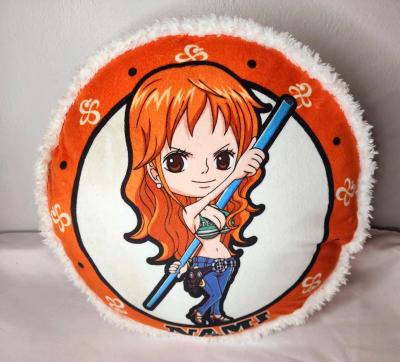 One Piece Nami 13 Round Plush Pillow  Toei Animation License - Thumbnail 1